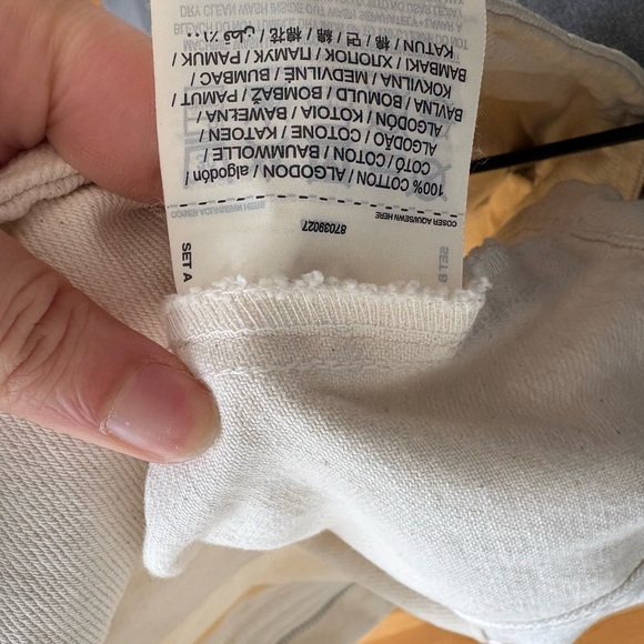 Mango Cropped Cream Two-Tone Utility Jacket - Picture 4 of 4